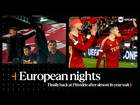 EUROPEAN NIGHTS FINALLY BACK AT ABERDEEN! 😍 | Behind the scenes on a historic night at Pittodrie! 🎥