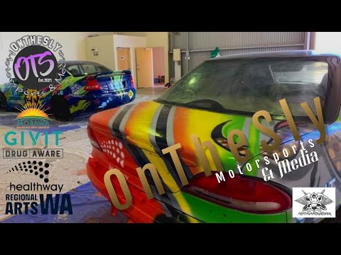 ART ON WHEEL with OnTheSly - The Morawa Drug Aware Youth Week Project.