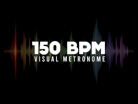 150 BPM Metronome (Visual Metronome / Click Track)