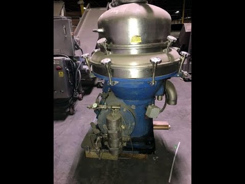 Used-AFPX-213 Desludger Separator" Disc Centrifuge - Stock#51265001