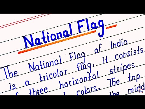 Paragraph on national flag of India | Essay on national flag | Short essay on national flag of India