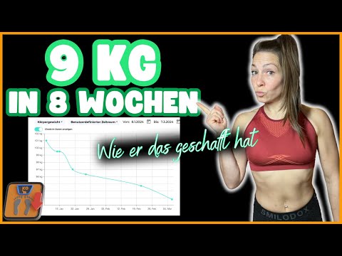 Er hat 9 kg in 8 Wochen abgenommen - ich zeige dir wie