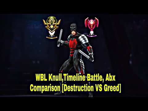 Daredevil T3 Ctp Comparison Destruction VS Greed - Marvel Future Fight