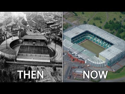 Scottish Premiership Stadiums Then & Now Video