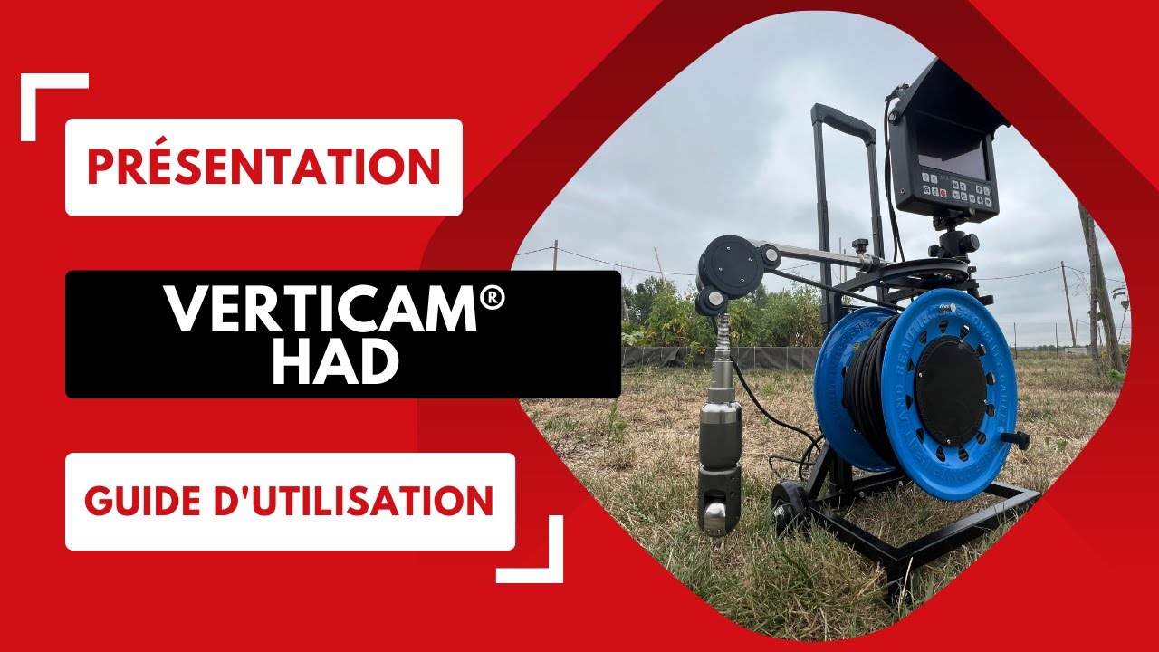 Miniature de la vidéo : Verticam HAD V2 Compact — Inspection caméra de forage mobile