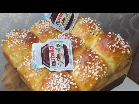 Brioche mascarpone fourré Nutella recette facile . #brioche #nutella #briochefacile #mascarpone