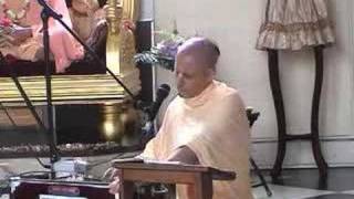Radhanath Maharaj singing Hare Krishna Bhajan