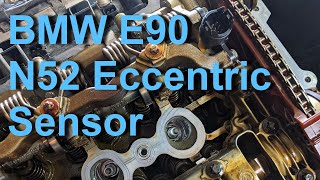BMW E90 N52 Valvetronic Eccentric Shaft Sensor and Valve Cover Gasket Replacement