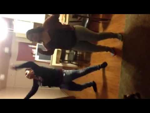 Adriana and mari dancing