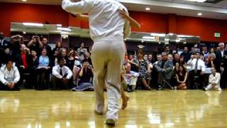 Maxi Copello y Nadia Johnson bailan Tango Gato