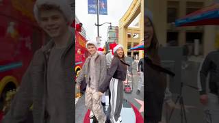 Download lagu Jingle bell rock! 🎄❄️ @triplecharm  #holiday #christmas #hollywoodwalkoffame mp3