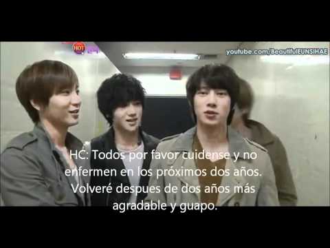 Super Junior Backstage - Mensaje de Heechul (110827) Sub Español