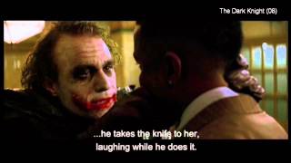 The Dark Knight (clip7)- &quot;why so serious?&quot;