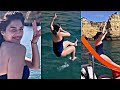 Hottie Mehreen Pirzada Hot In Swimsuit Enjoying In Ibiza France Video