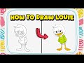 How To Draw Louie From DuckTales Simple Disney Character Guide
