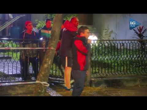 Derrumbe en la Mate de Luna: el hijo del "Mono" Ale golpeó al arquitecto de la obra