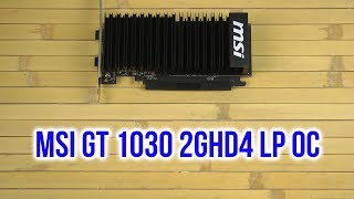 GIGABYTE GeForce GTX 1050 Ti OC Low Profile 4G (GV-N105TOC-4GL) - відео 1