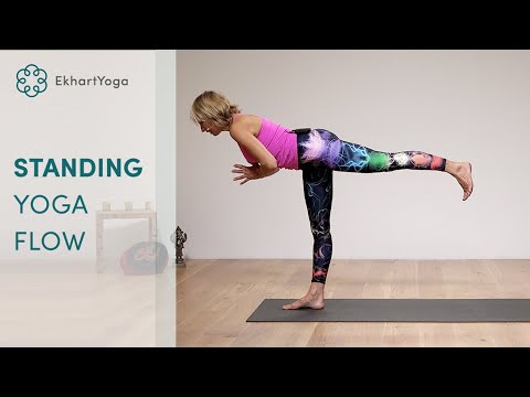 10 minute Shiva Shakti yoga flow | Move the spine and feel fine | EkhartYoga