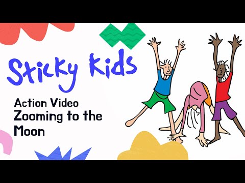 Sticky Kids - Zooming to the Moon (Action Video)