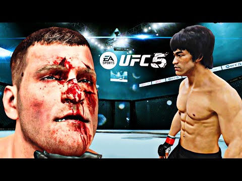 🔥 Bruce Lee 🐉 vs Stipe Miocic 🥊 | Speed ⚡ vs Power 💪 | Epic Fight Showdown 💥