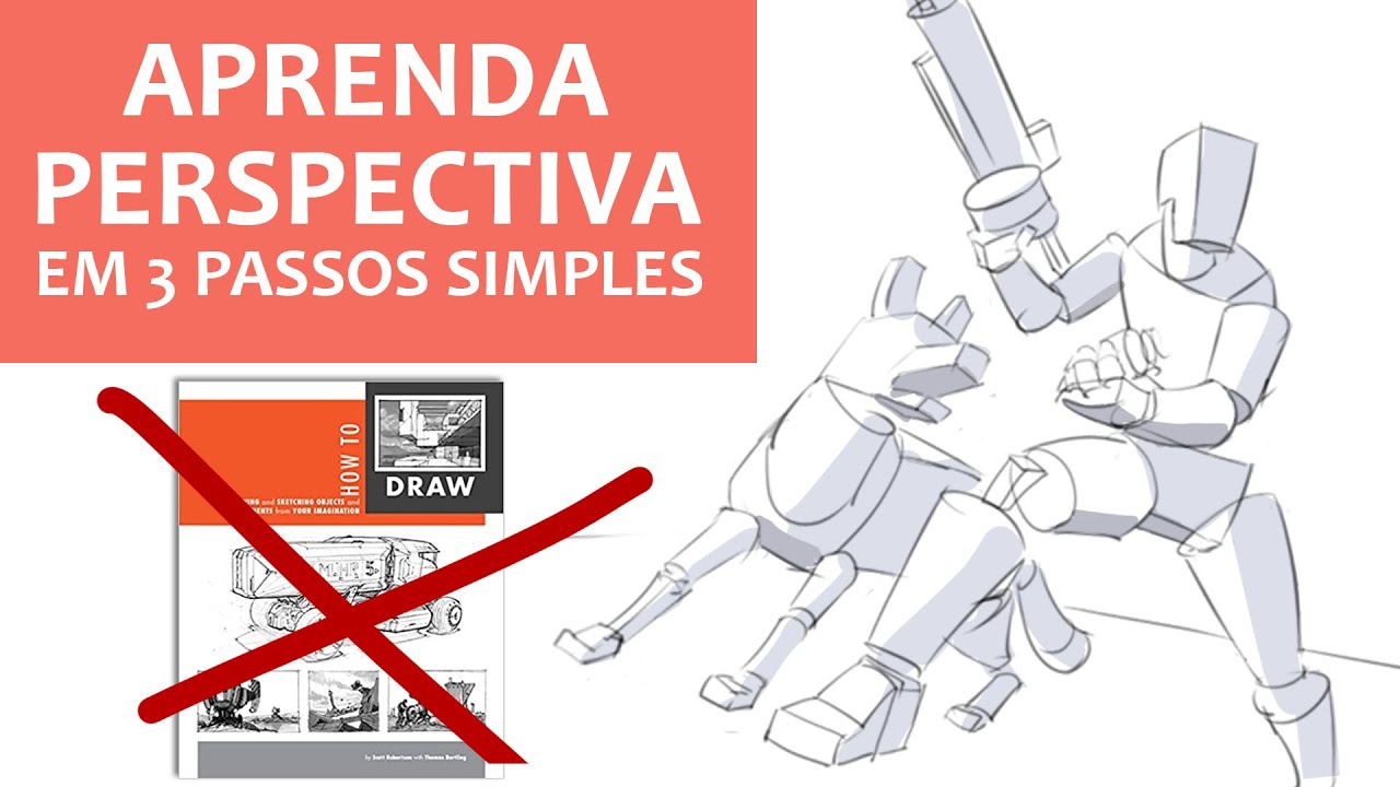 🔥 APRENDA PERSPECTIVA EM 3 PASSOS SIMPLES | Como Estudar Perspectiva do Jeito Certo