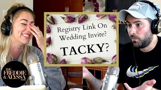 Is Having A Registry Link on Your Wedding Invitations Tacky & Presumptuous? (Wedding Planning)