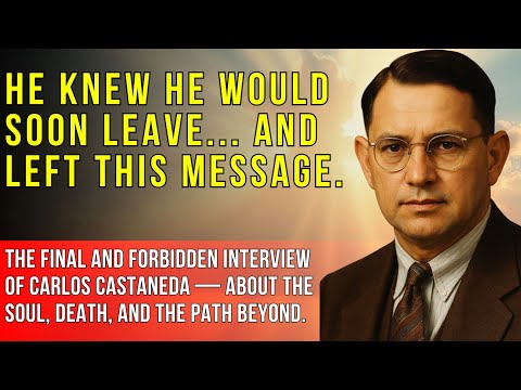 He Disappeared After Saying This – Castaneda’s Final Truth About Life After Death