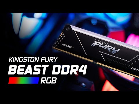 Memória Kingston FURY Beast DDR4 com RGB