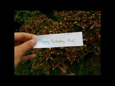 Happy Birthday Alip!