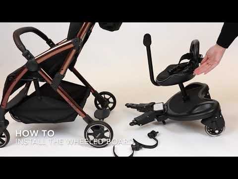 Leclerc Baby Black Papildus krēsls-platforma ratiem otrajam bērnam