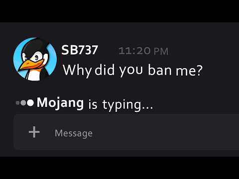 I had to contact Mojang...