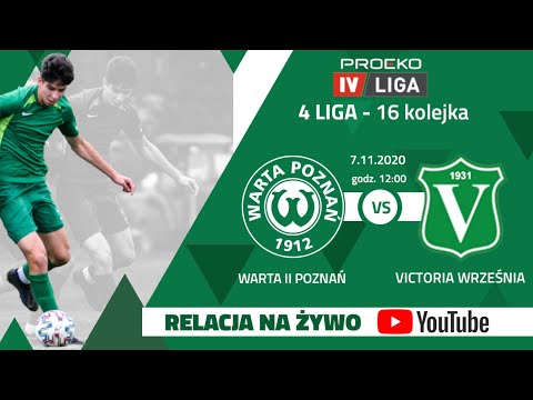 Transmisja meczu: Warta II Poznań - Victoria Września