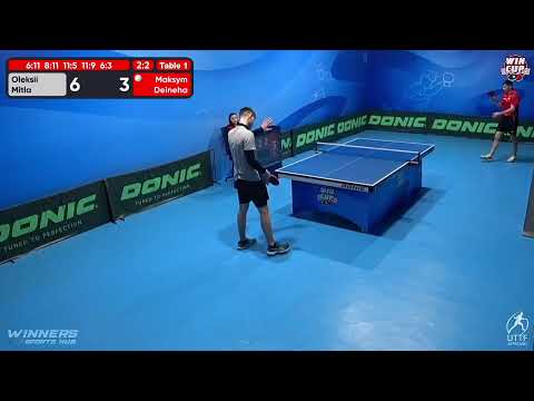 00:00 Oleksii Mitla 3-2 Maksym Deineha West 5 WIN CUP 18.12.2022 | TABLE TENNIS WINCUP
