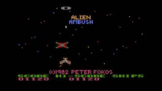 ALIEN AMBUSH - ATARI 800 XL - 80´S NOSTALGIA