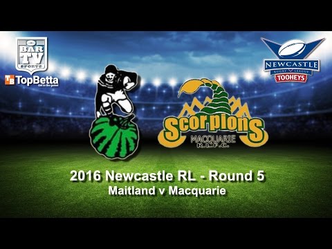 2016 Newcastle RL - Round 5 - Maitland v Macquarie