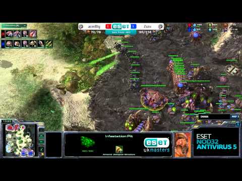 ESET UK Masters Online Qualifier #1 - [Z] Zazu vs [Z] Bly - Map 3
