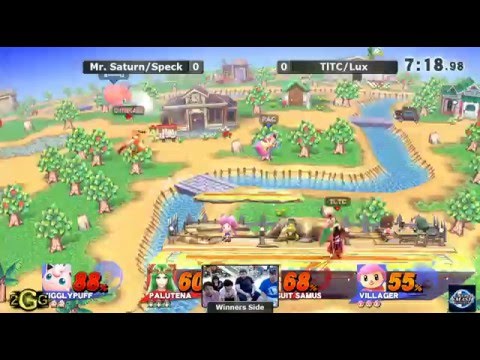 Super Smash Sundays 35 – Mr.Saturn/Speck (Blue Team) Vs. TLTC/Lux (Red Team) Winners Side