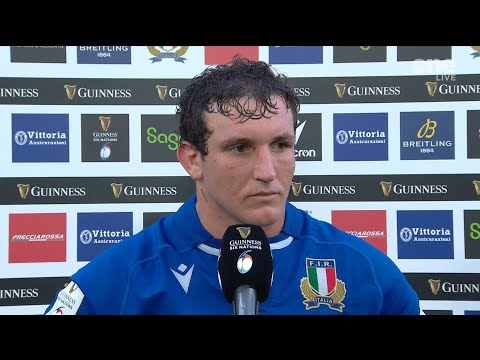 Michele Lamaro on Italy's famous win over Scotland!