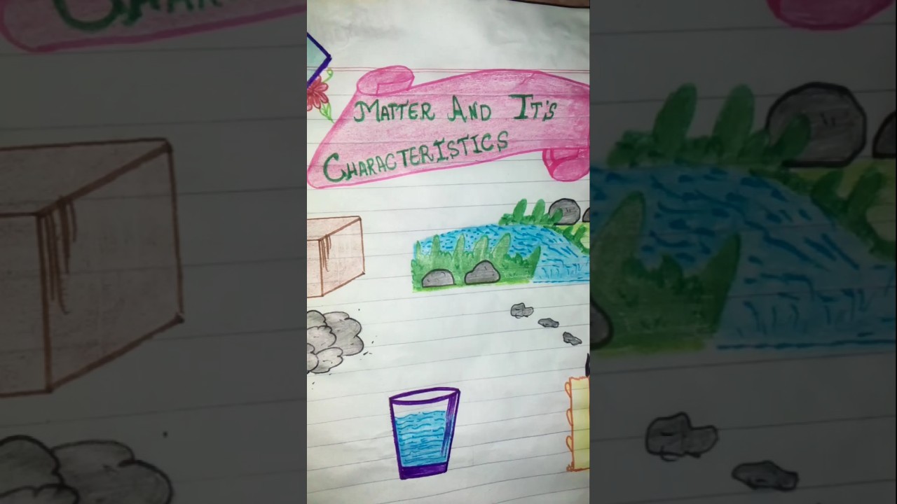 Matters Drawing Idea 💡#matter #shorts #science #project #shortvideo #youtubeshorts #art #viral #reel