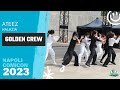 GOLDEN CREW ATEEZ HALAZIA NAPOLI COMICON 2023 Italy