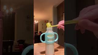 Hey y’all! It’s Emily here with another reel about weaning my ONE YEAR OLD (😭) from formula! I know