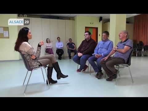 Delphine Wespiser rencontre la troupe de théâtre de l'ALEP à Colmar