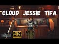 FF7 Remake Shirtless Cloud Strife Jessie Rasberry Dark Suit Tifa Lockhart