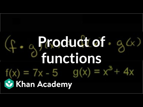 Multiplying Functions Video Functions Khan Academy