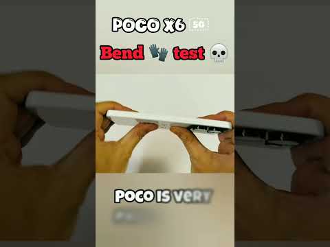 poco x6 bend 🧤 Test 😱#poco x6 pro#poco x6#