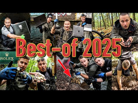 Die BESTEN FUNDE 2025 💰 (Schatzsuche mit Metalldetektor & Magnetfischen)