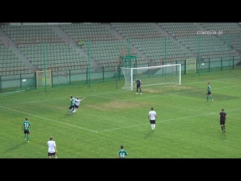 Bramki ze sparingu GKS Bełchatów - Cracovia (8.07.2014)