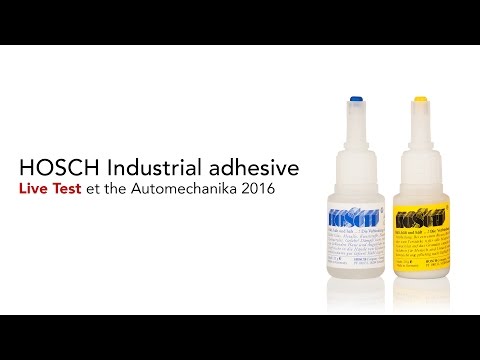HOSCH Industrial Adhesive - Live test at the Automechanika Frankfurt 2016