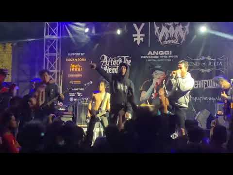 Shadow Moses BMTH - Anggi REVENGE THE FATE  feat ATTACK THE HEADLINE, Live Yogyakarta VampireKingdom
