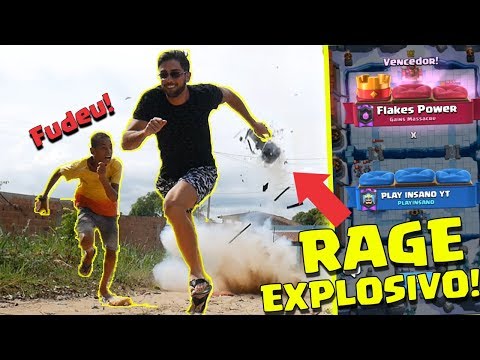 EXPLODI O MONITOR AO VIVO!  RAGE CLASH ROYALE